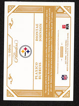 Burress / Johnson 2021 Flawless Dual Diamond Memorabilia Emerald #DD16 #/5