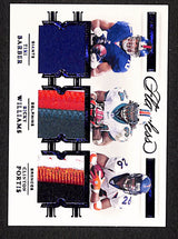 Barber / Williams / Portis 2021 Flawless Triple Patches Sapphire #TP13 #/10