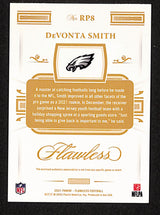 DeVonta Smith 2021 Panini Flawless Rookie Patches #RP8 #/25