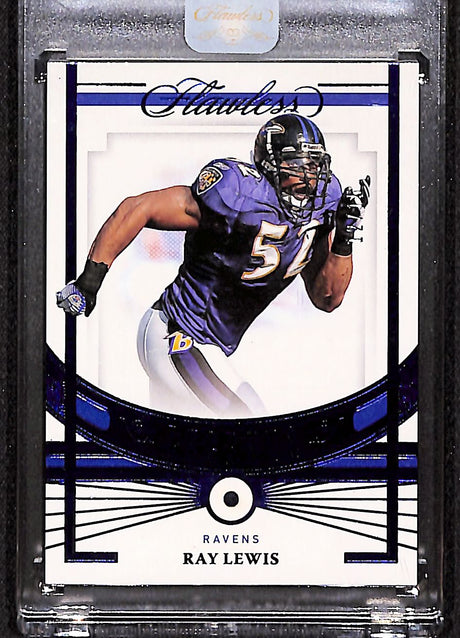 Ray Lewis 2021 Panini Flawless Sapphire #71 #/15