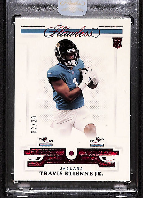 Travis Etienne Jr. 2021 Panini Flawless #113 #/20
