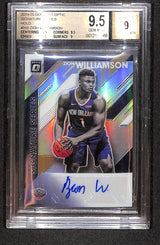 Zion Williamson 2019-20 Donruss Optic Signature Series Holo #SS-ZWL BGS 9.5