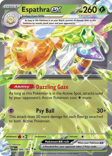 Image for Espathra ex (006/091) [SV: Paldean Fates]