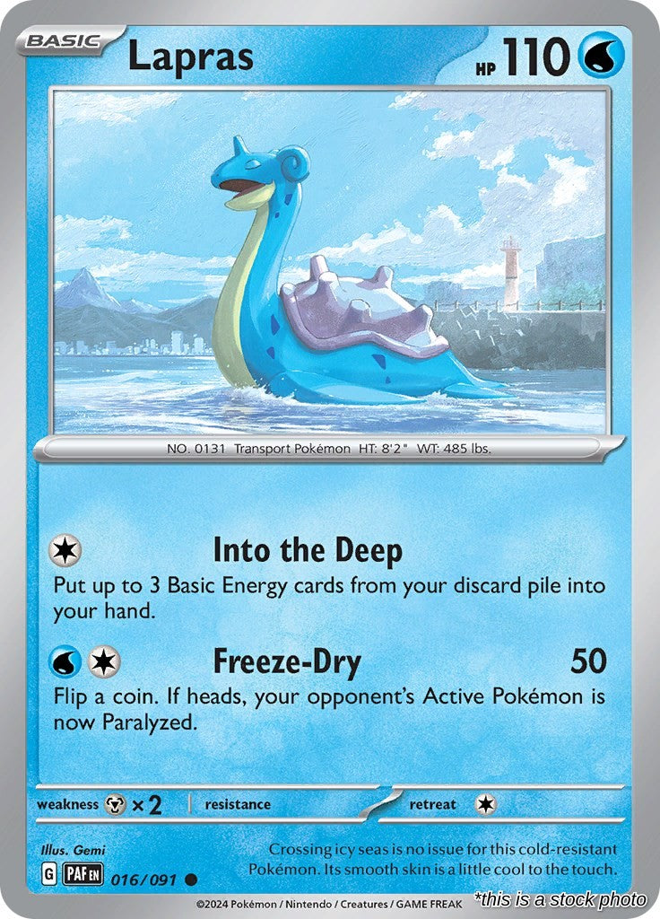 Lapras - 016/091 - [PAF - SV: Paldean Fates]