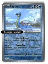 Lapras - 016/091 - [PAF - SV: Paldean Fates] - Reverse Holofoil