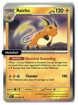 Raichu - 019/091 - [PAF - SV: Paldean Fates] - Holofoil