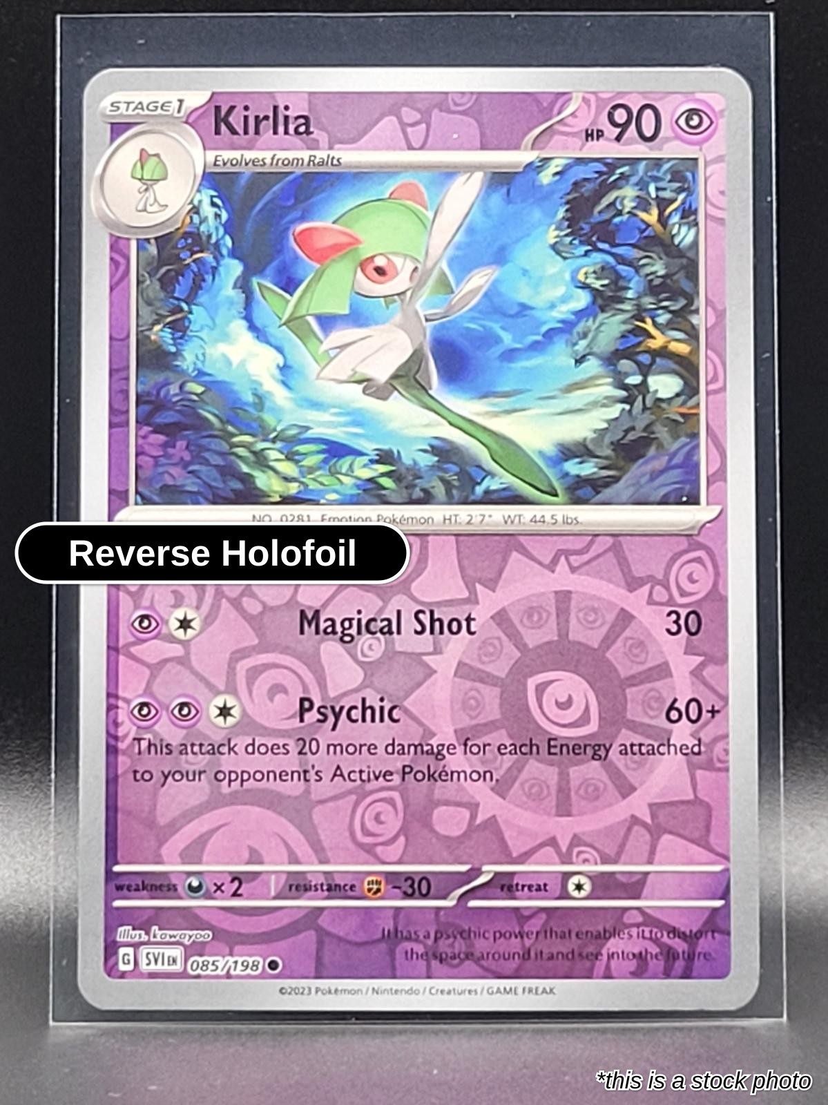 Kirlia - 028/091 - [PAF - SV: Paldean Fates] - Reverse Holofoil