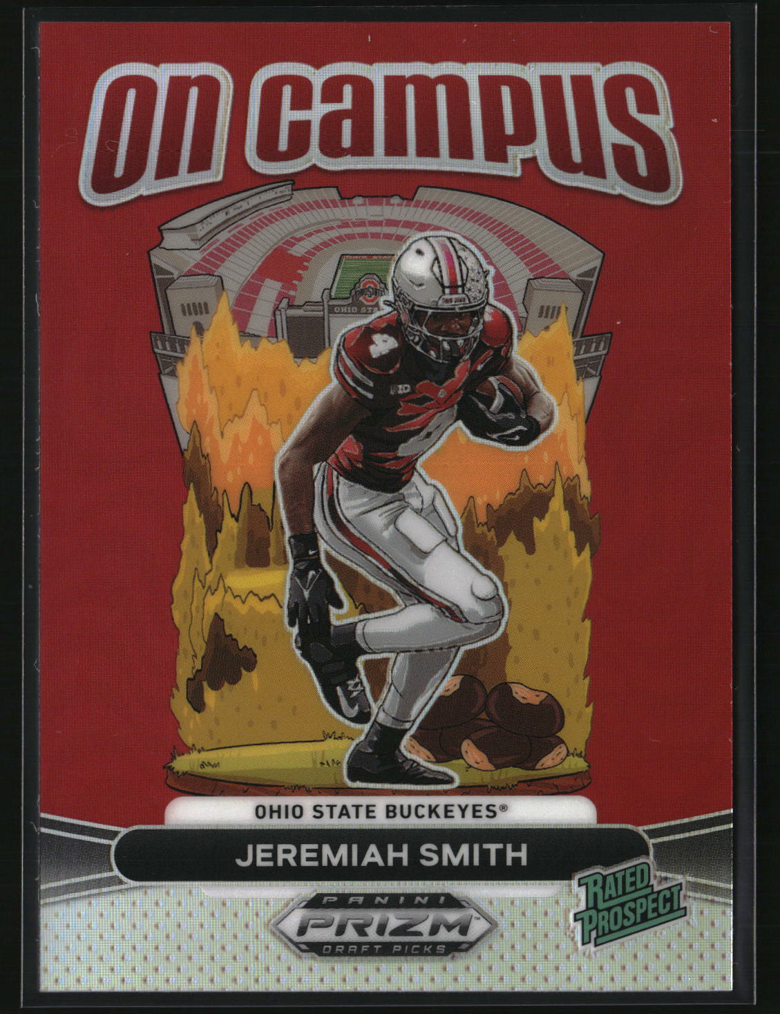 Jeremiah Smith 2025 Panini Prizm Draft Picks On Campus #OC-JSH
