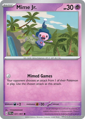 Mime Jr. - 031/091 - [PAF - SV: Paldean Fates]