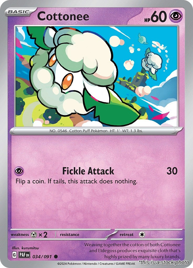 Cottonee - 034/091 - [PAF - SV: Paldean Fates]