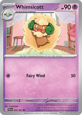 Whimsicott - 035/091 - [PAF - SV: Paldean Fates]