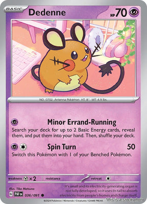 Dedenne - 036/091 - [PAF - SV: Paldean Fates]