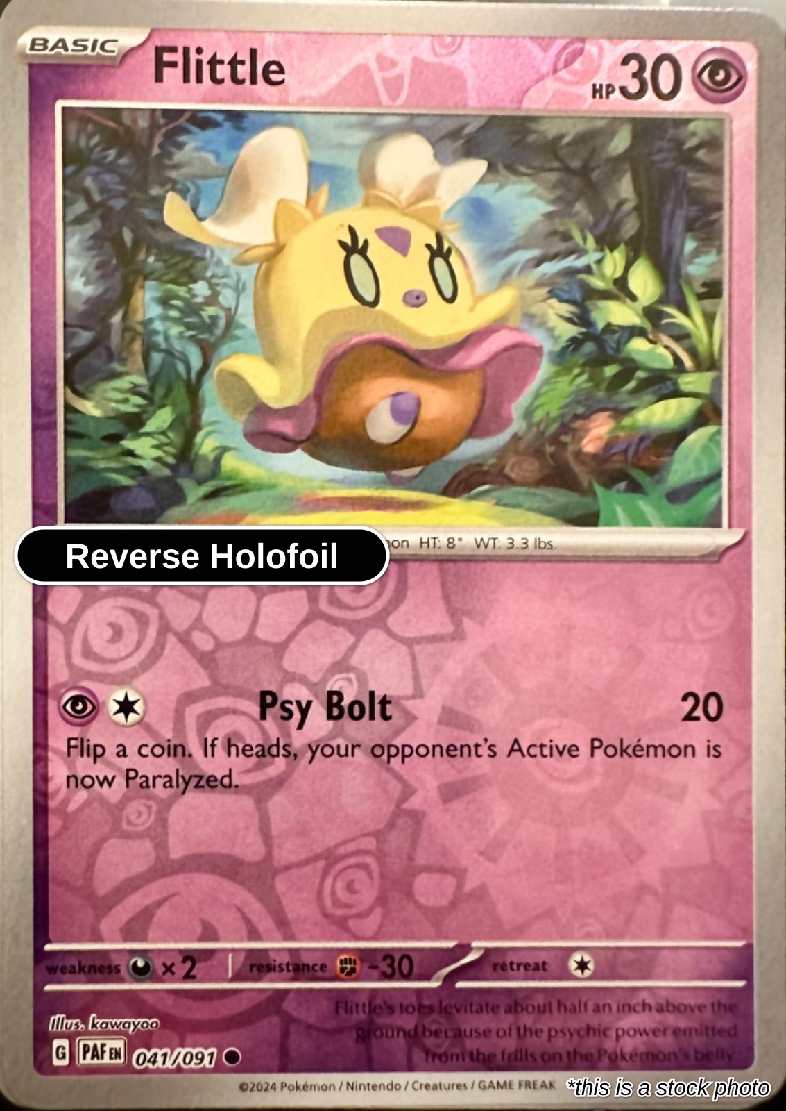 Flittle - 041/091 - [PAF - SV: Paldean Fates] - Reverse Holofoil