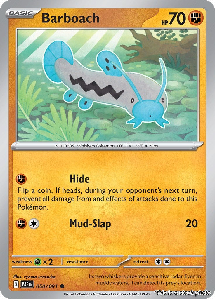 Barboach - 050/091 - [PAF - SV: Paldean Fates]