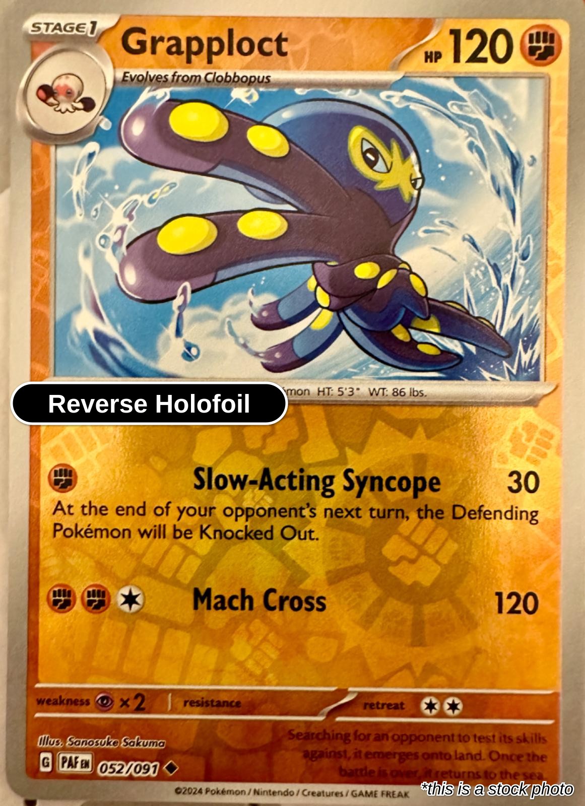 Grapploct - 052/091 - [PAF - SV: Paldean Fates] - Reverse Holofoil