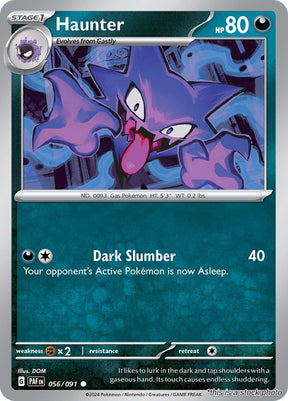 Haunter - 056/091 - [PAF - SV: Paldean Fates]