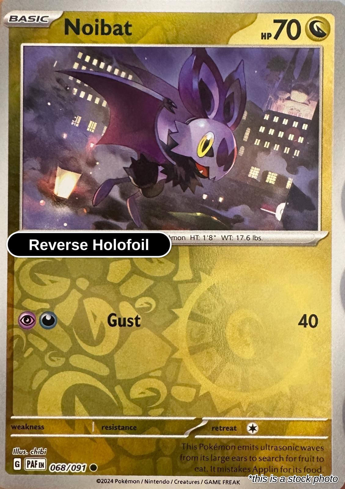 Noibat - 068/091 - [PAF - SV: Paldean Fates] - Reverse Holofoil