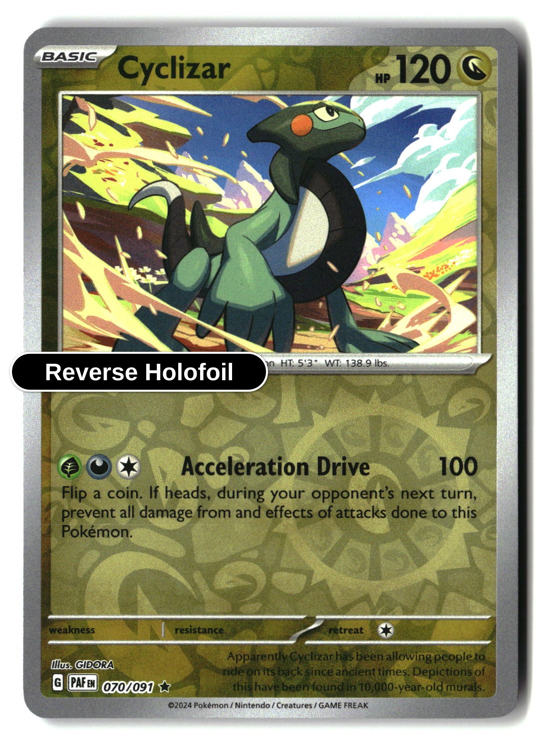 Cyclizar - 070/091 - [PAF - SV: Paldean Fates] - Reverse Holofoil