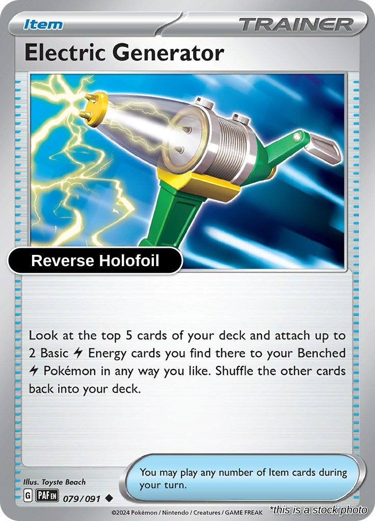 Electric Generator - 079/091 - [PAF - SV: Paldean Fates] - Reverse Holofoil