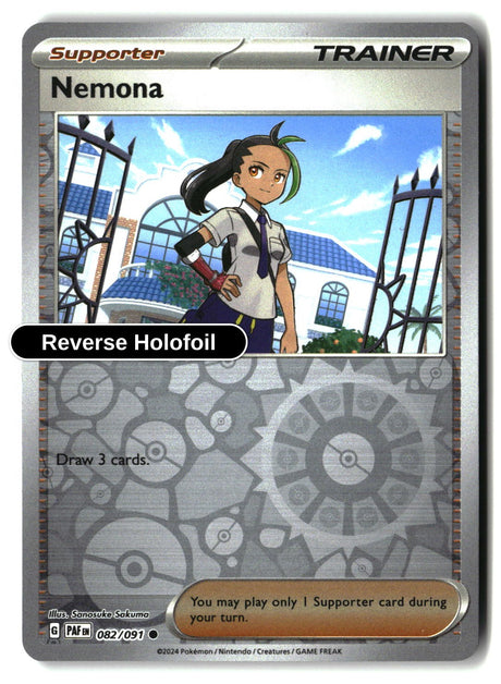 Nemona - 082/091 - [PAF - SV: Paldean Fates] - Reverse Holofoil