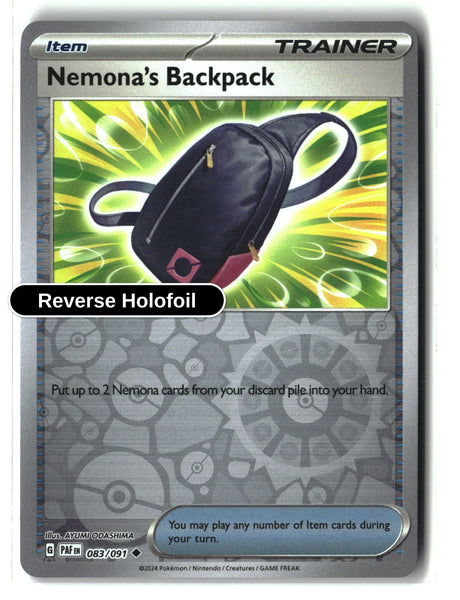 Nemona's Backpack - 083/091 - [PAF - SV: Paldean Fates] - Reverse Holofoil