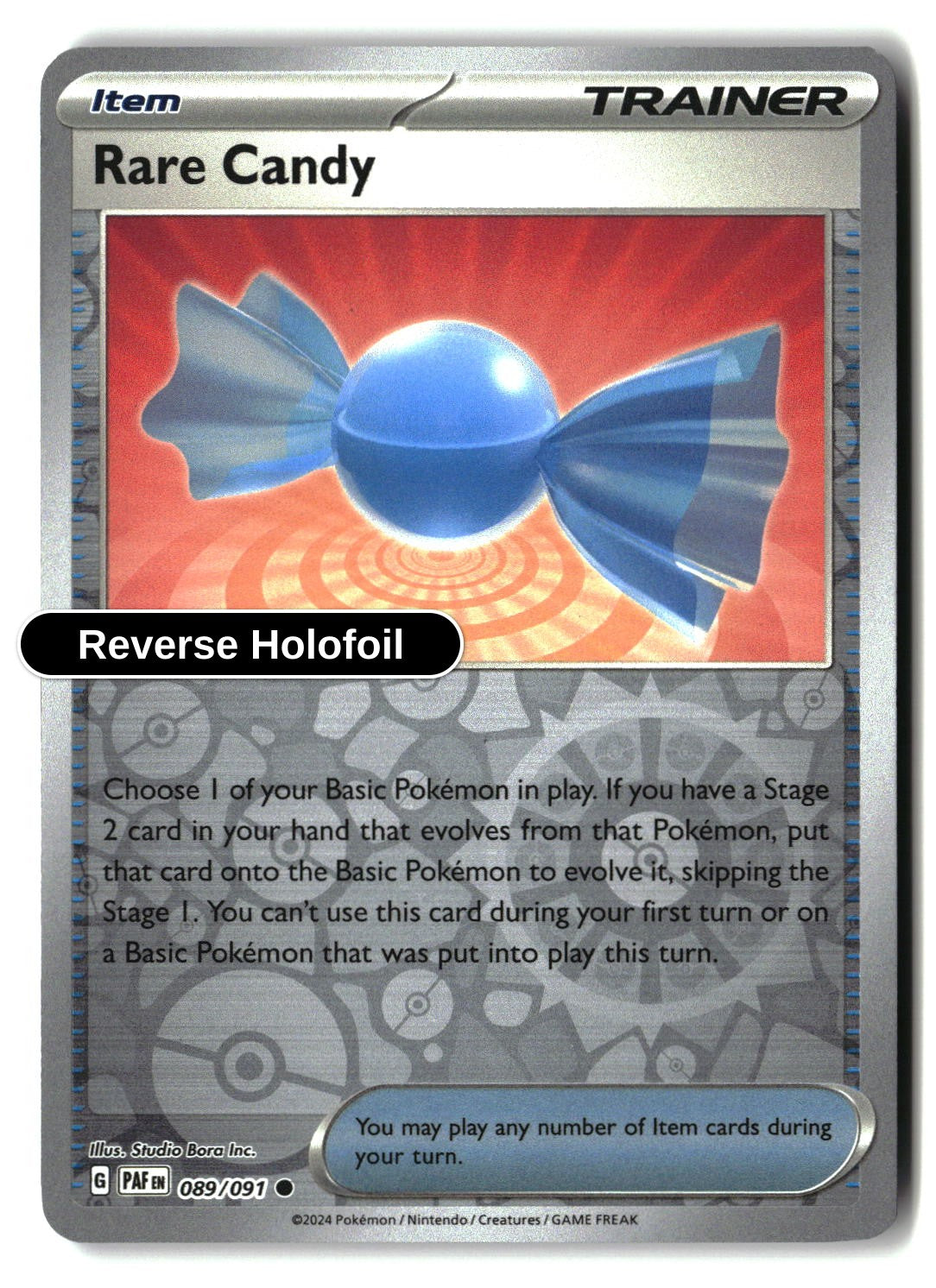 Rare Candy - 089/091 - [PAF - SV: Paldean Fates] - Reverse Holofoil