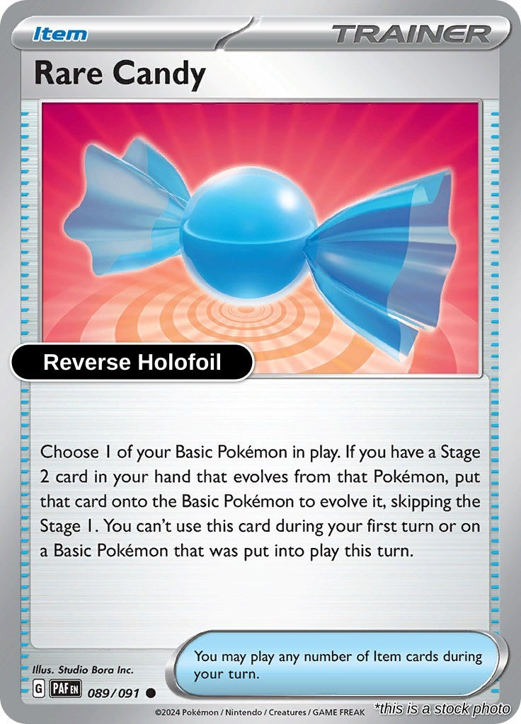 Rare Candy - 089/091 - [PAF - SV: Paldean Fates] - Reverse Holofoil