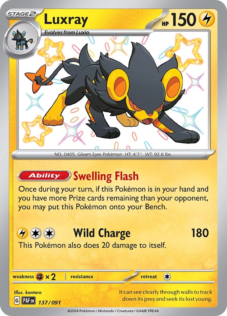 Luxray (137/091) [SV: Paldean Fates]