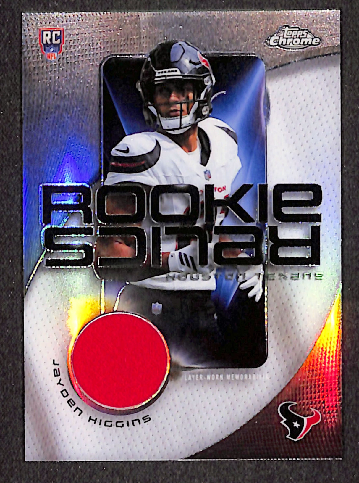 Jayden Higgins 2025 Topps Chrome Football Rookie Relics #RR-JH