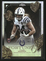 Tyler Warren 2025 Topps Chrome Football Refractor #F15-30