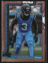Princely Umanmielen 2025 Topps Chrome Football Football Leather Refractor #377