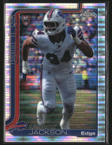 Landon Jackson 2025 Topps Chrome Football Pulsar Refractor #358