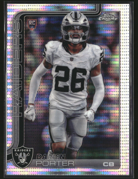 Darien Porter 2025 Topps Chrome Football Pulsar Refractor #367