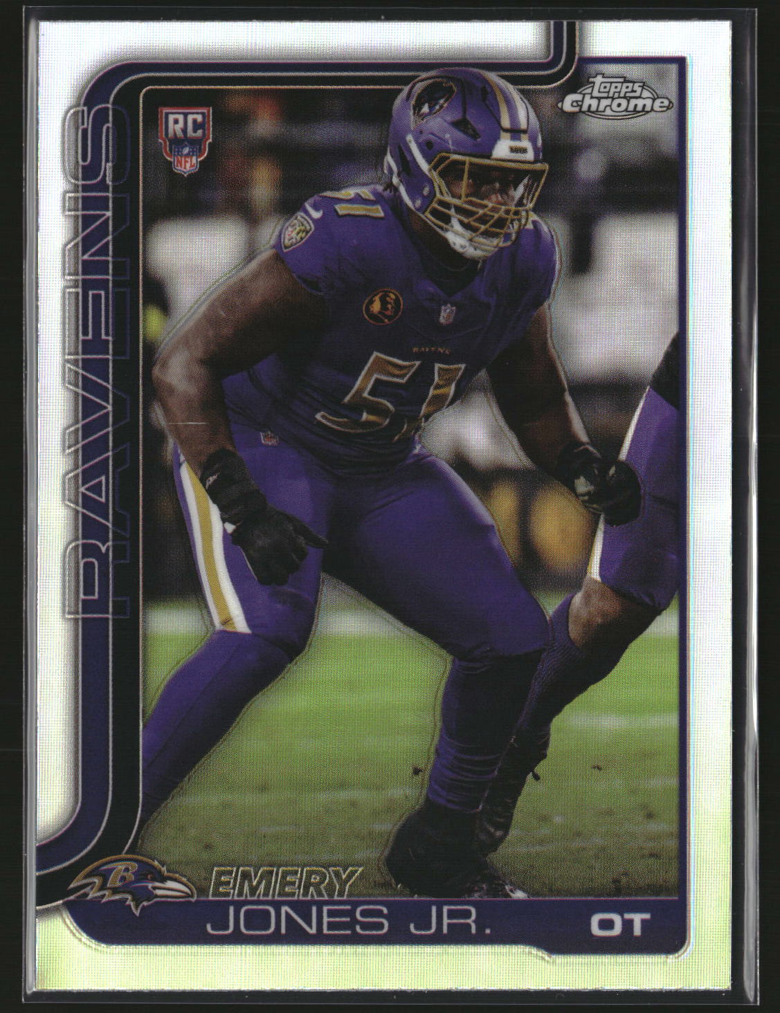 Emery Jones Jr 2025 Topps Chrome Football Refractor #386