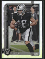 Jack Bech 2025 Topps Chrome Football Refractor #388