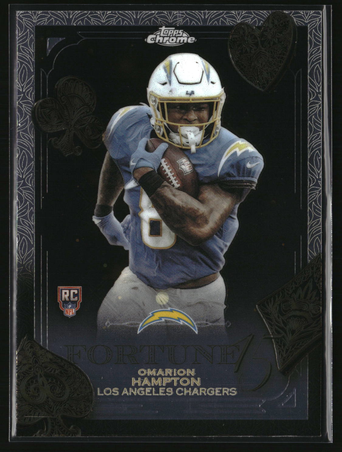 Omarion Hampton 2025 Topps Chrome Football Fortune 15 #F15-25
