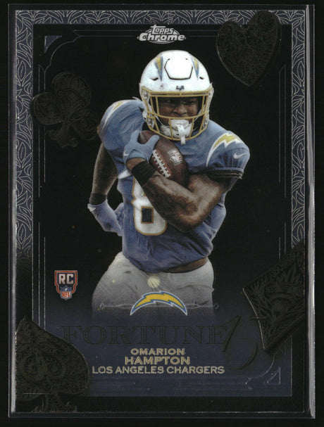 Omarion Hampton 2025 Topps Chrome Football Fortune 15 #F15-25