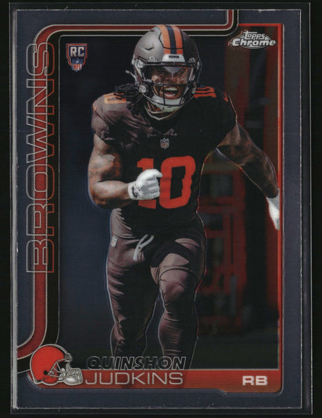 Quinshon Judkins 2025 Topps Chrome Football #325