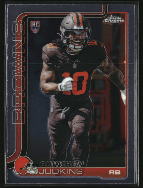 Quinshon Judkins 2025 Topps Chrome Football #325