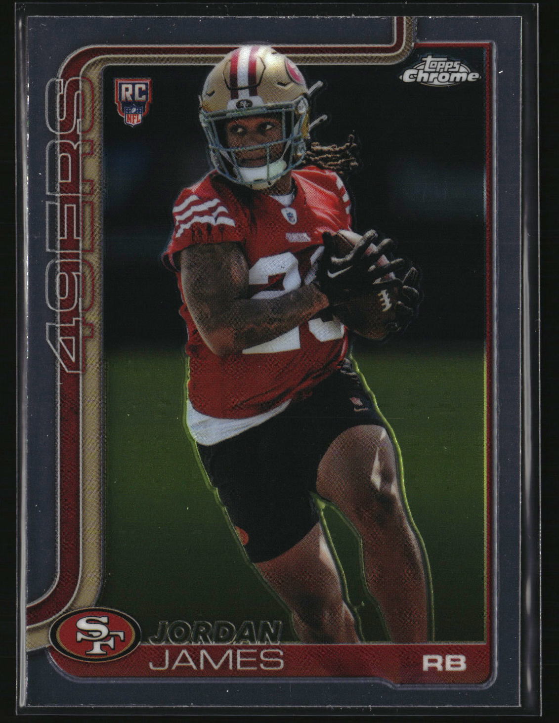 Jordan James 2025 Topps Chrome Football #329