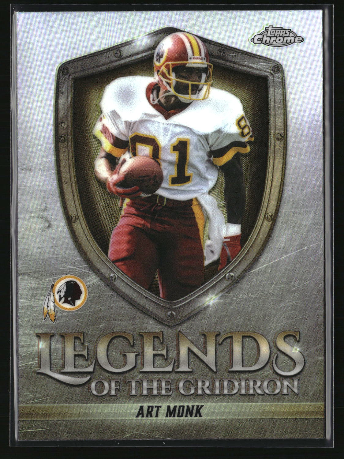 Art Monk 2025 Topps Chrome Football Legends Of The Gridiron Refractor #LOG-19