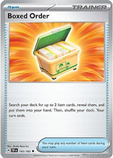 Boxed Order