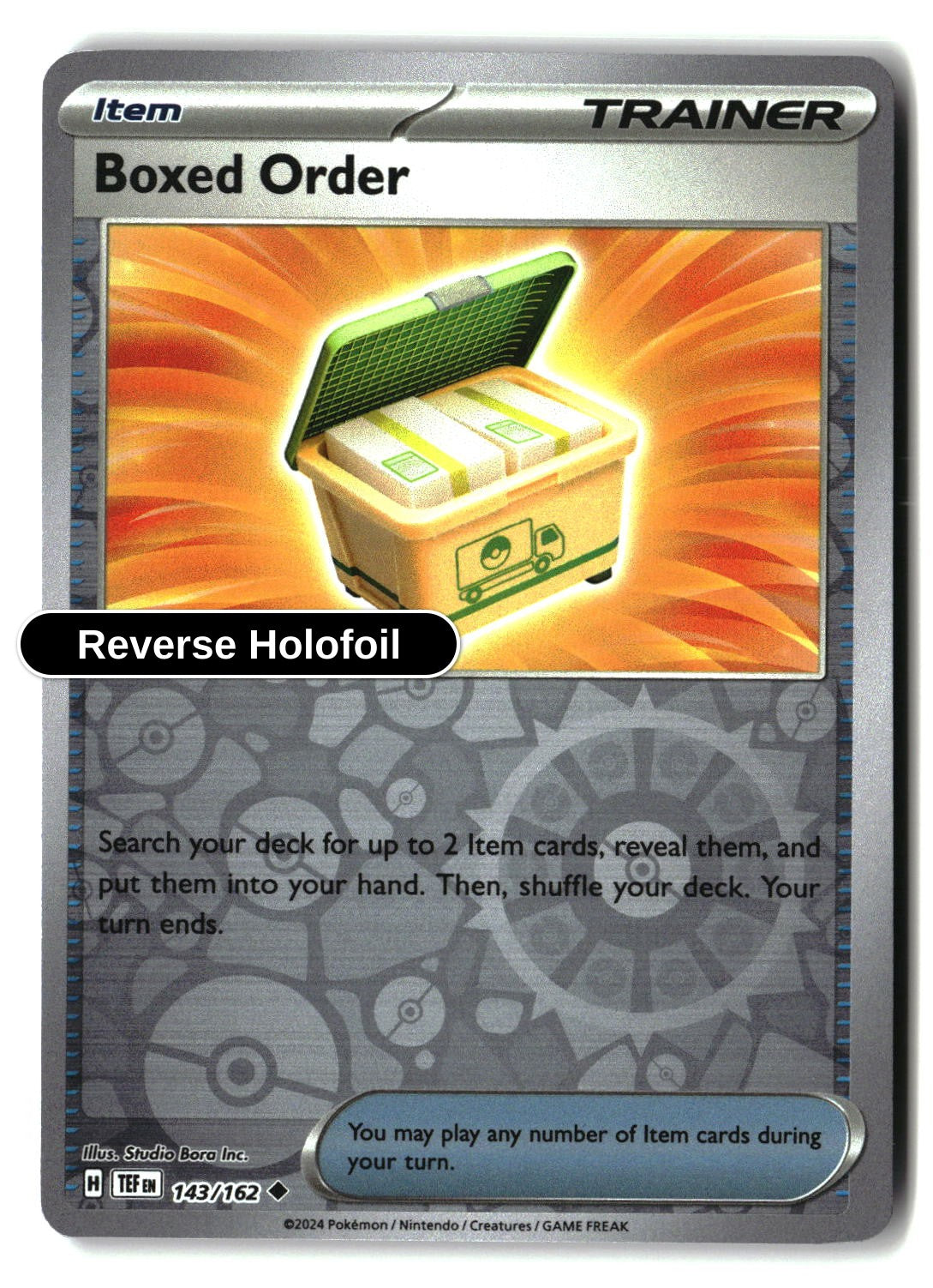 Boxed Order - 143/162 - [TEF - SV05: Temporal Forces] - Reverse Holofoil