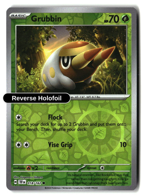 Grubbin - 018/162 - [TEF - SV05: Temporal Forces] - Reverse Holofoil