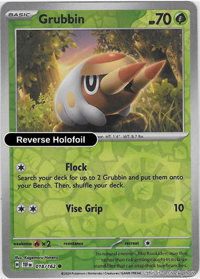 Grubbin - 018/162 - [TEF - SV05: Temporal Forces] - Reverse Holofoil