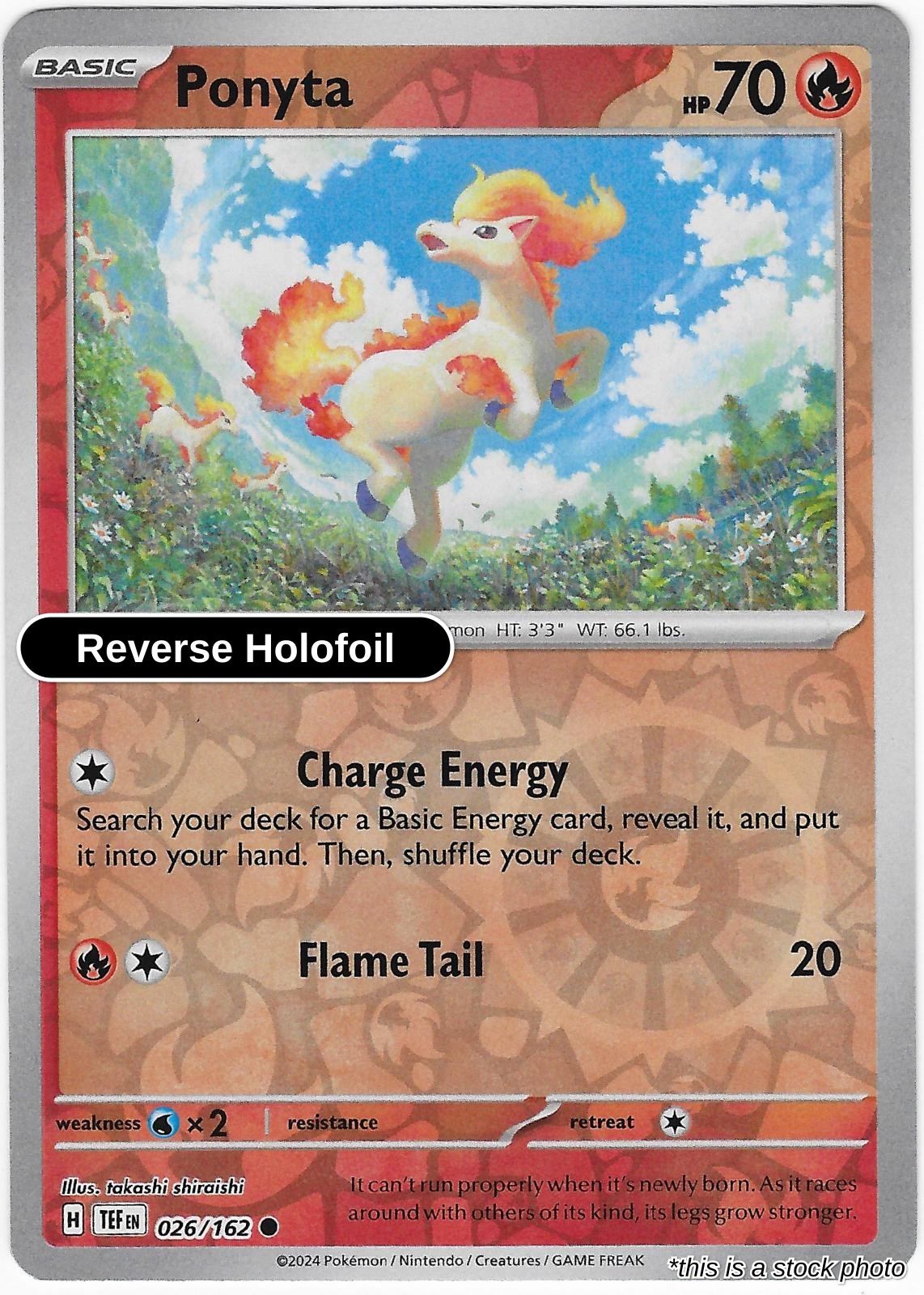 Ponyta - 026/162 - [TEF - SV05: Temporal Forces] - Reverse Holofoil