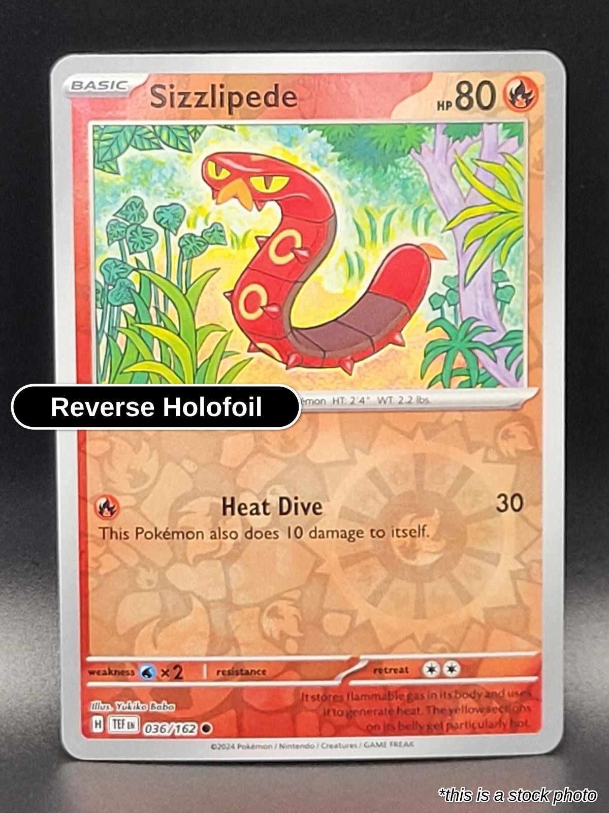 Sizzlipede - 036/162 - [TEF - SV05: Temporal Forces] - Reverse Holofoil