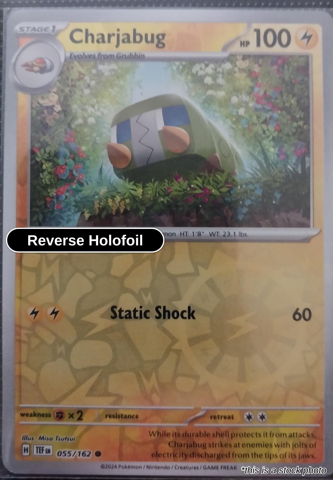 Charjabug - 055/162 - [TEF - SV05: Temporal Forces] - Reverse Holofoil