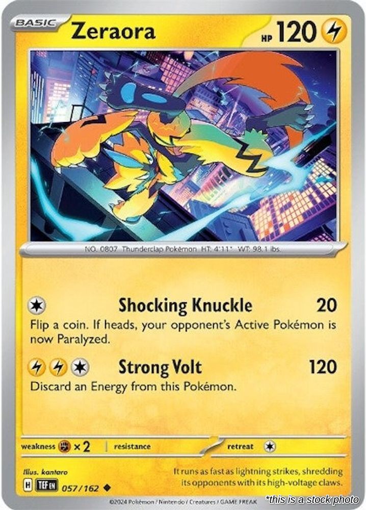Zeraora - 057/162 - [TEF - SV05: Temporal Forces]