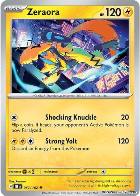 Zeraora - 057/162 - [TEF - SV05: Temporal Forces]